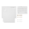 Cool Modern Frames Clear Acrylic Float Frame with Gold Hardware